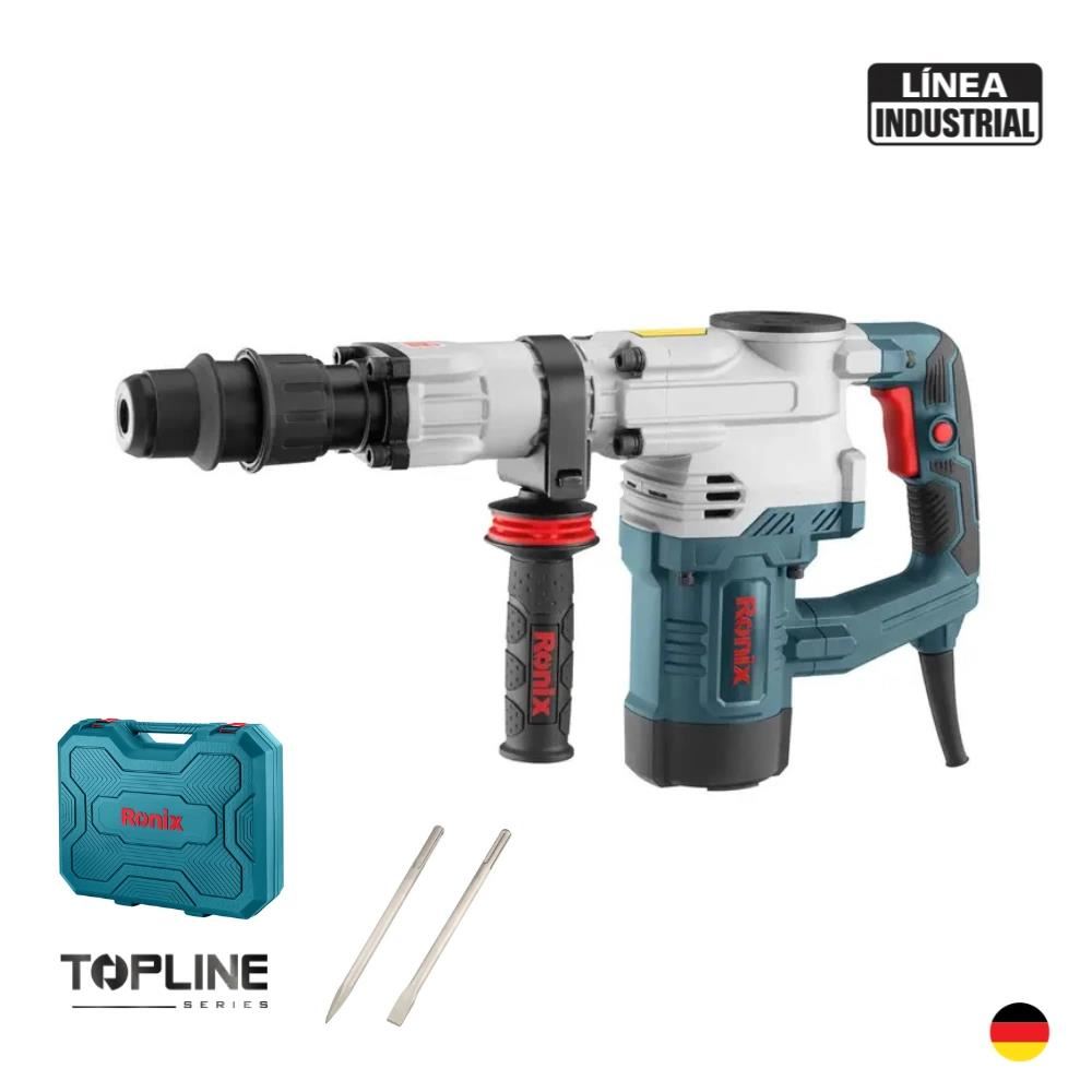 Martillo Demoledor 1300W SDS MAX 7.5KG INDUSTRIAL RONIX 2800 TOP LINE